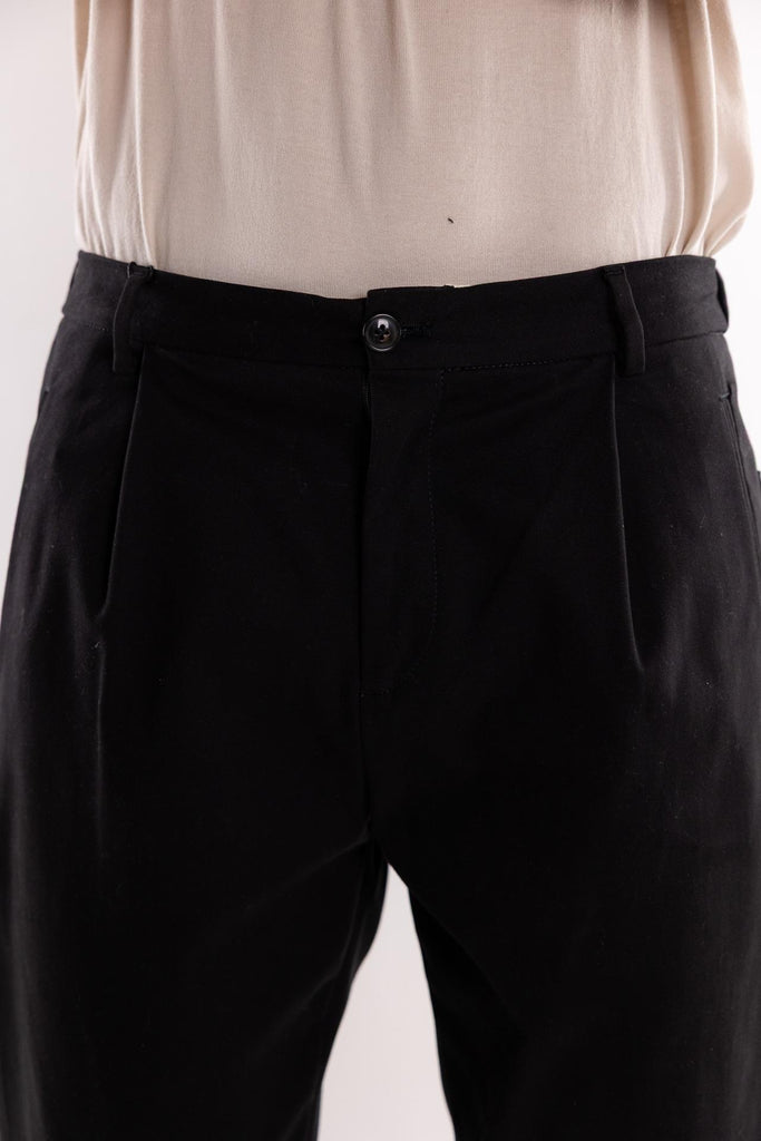 Pantaloni uomo il Palazzo nero OF1F2W3P023 NERO OUTFIT 