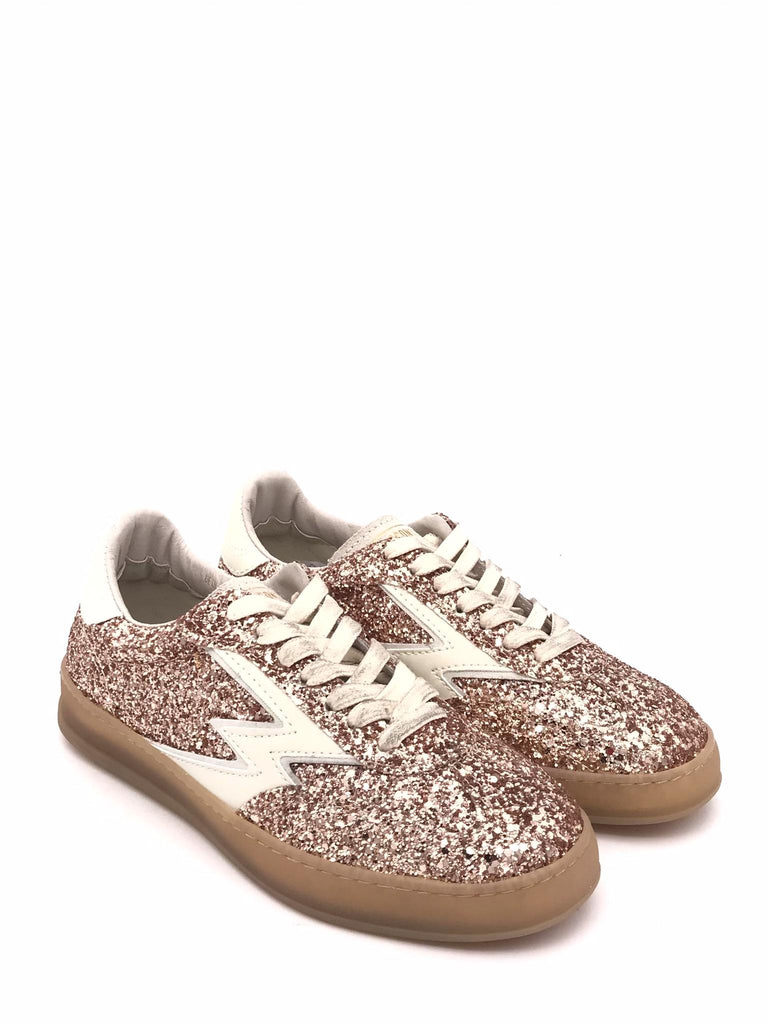 Sneakers club in glitter champagne MG702CO CHAMPAGNE MOACONCEPT 