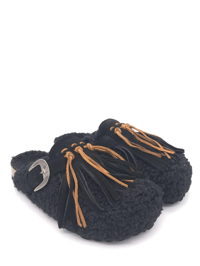 Ciabatta Sabot burreguillo nero SABOT BORREGUILLONERO TAJI 