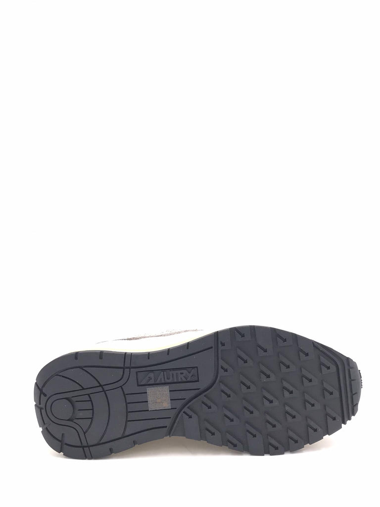 Sneakers Reelwind low in suede, nylon e pelle bianca con dettagli grigio chiaro WWLM-NC04 BIANCA AUTRY 