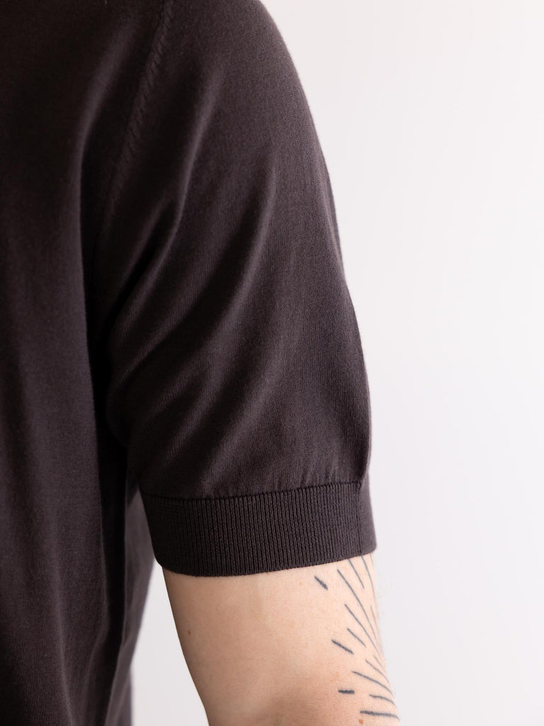 Maglia polo uomo marrone<BR/><BR/> A007 F1002230 PAOLO PECORA 