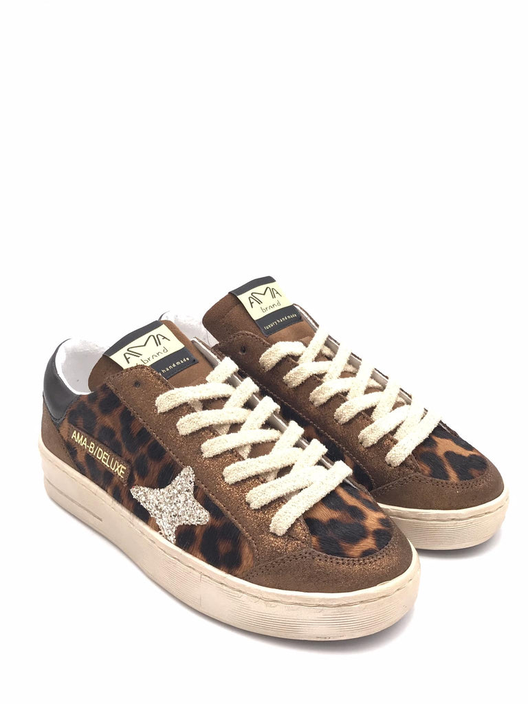 Sneakers Slam in cavallino leopardato 4347 LEOPARDATO AMA BRAND 