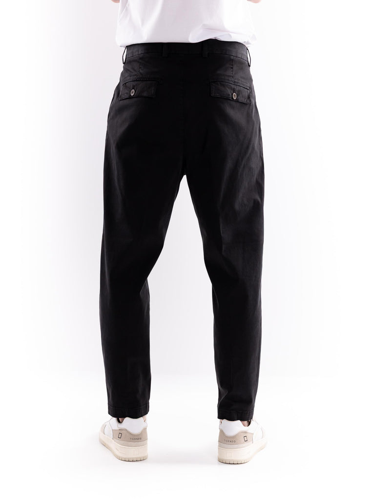 Pantalone uomo le Nacchere nero OF1S2S5P018 NERO OUTFIT 