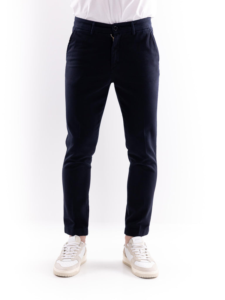 Pantalone uomo chinos blu W3U103 BLU THE EDITOR 