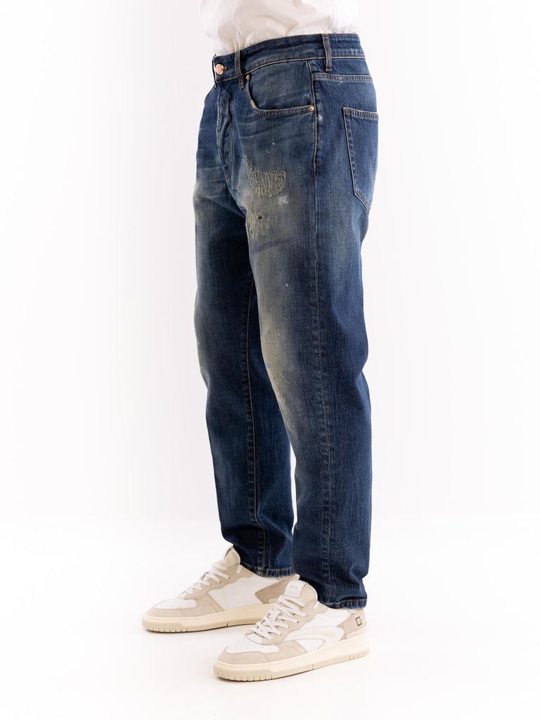 Jeans uomo Flores tapared blu M2S5024 DTFUTBLU DON THE FULLER 