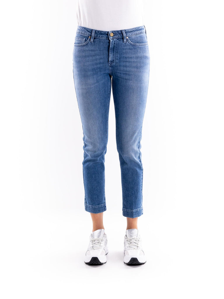 Jeans donna bordeaux slim fit blu W2S4008 DTF88KNBLU DON THE FULLER 