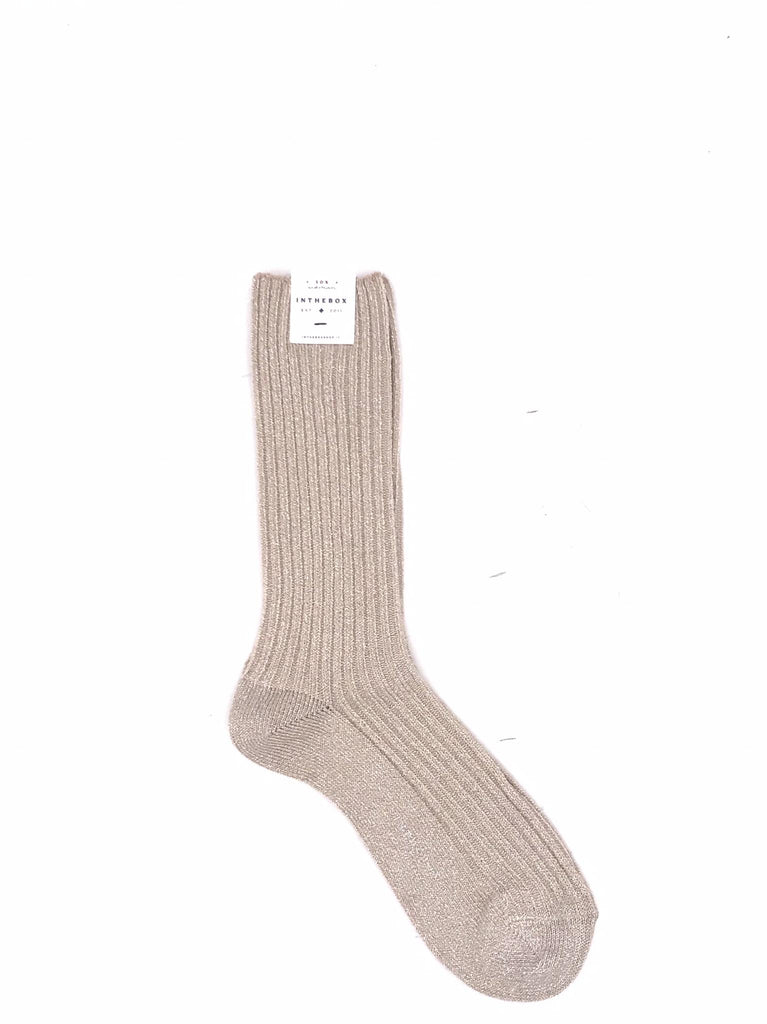 Calzino corto basic stardust panna FW250104 PANNA IN THE BOX 