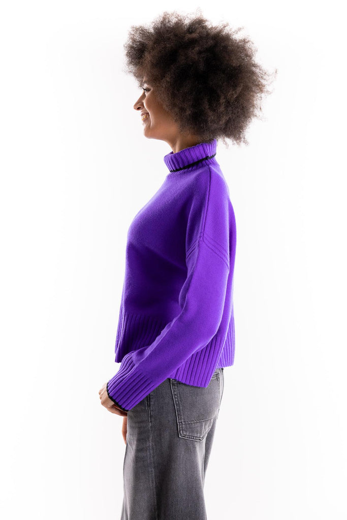 Maglia Falkland lavanda 105446 A2Q9LAVANDA PINKO 