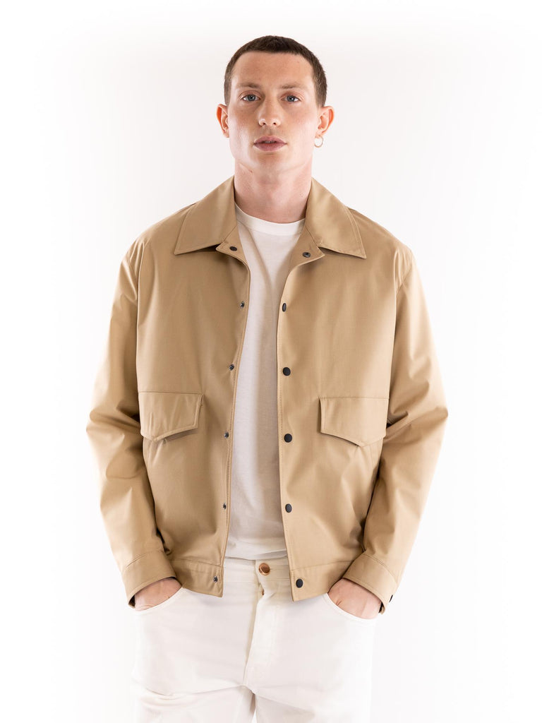 Caban uomo in tessuto cammello S2S5CT00J013 470 OUTFIT 