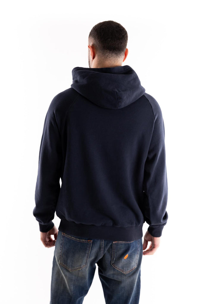 Felpa con cappuccio blu A2U803 BLU THE EDITOR 