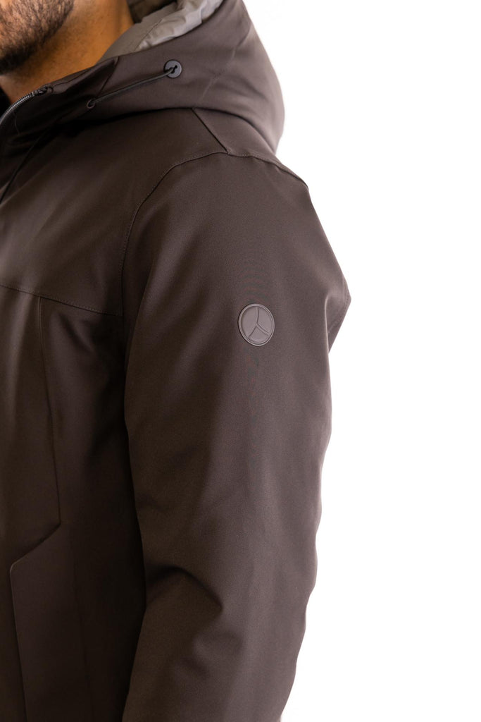 Piumino tecnico lungo Mitake marrone MITAKE PM981MARRONE PEOPLE OF SHIBUYA 