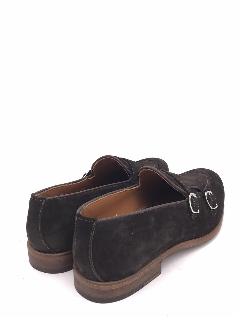 Mocassino Douglas doppia fibia in camoscio marrone DOUGLAS/F MARRONE ZULIAN 