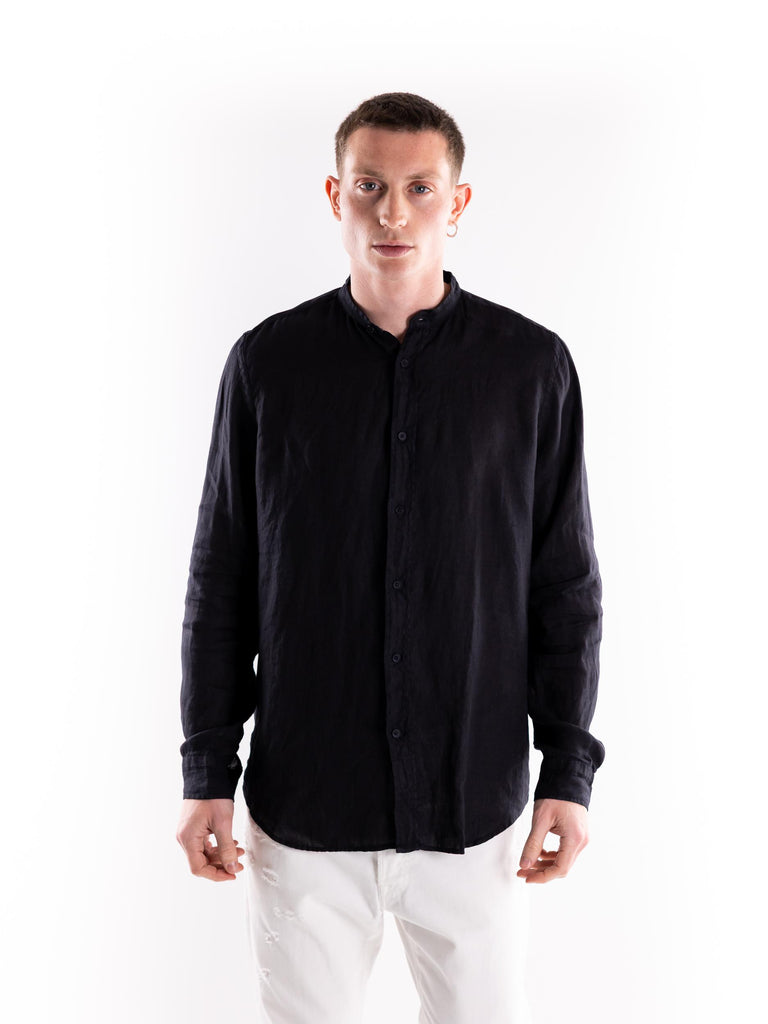 Camicia uomo  in lino nero PRIMULA 554NERO PORTOFIORI 