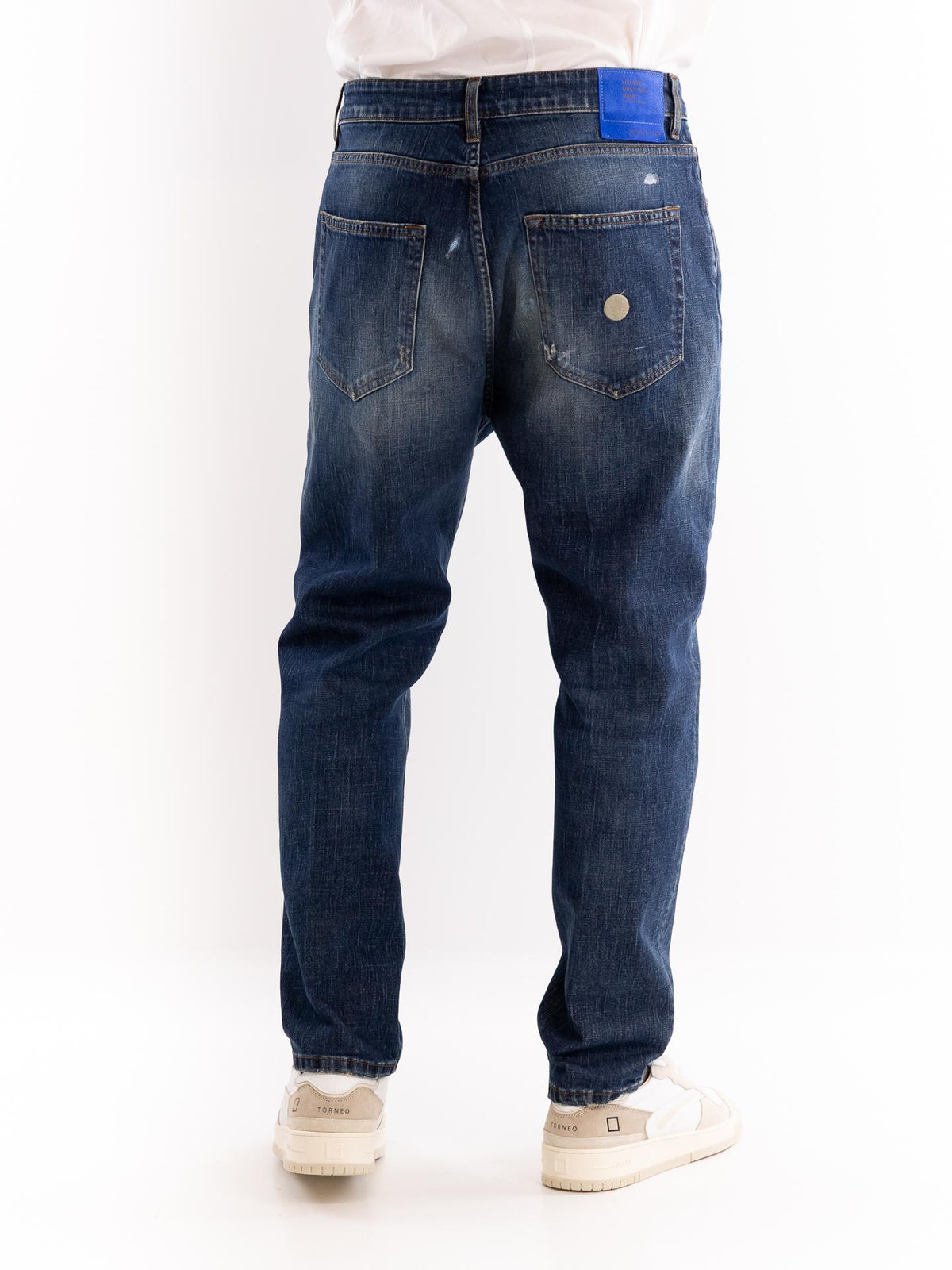 Born Uomo Flores Ciabatte In Pelle Marrone Suola Gomma EVA - Comfort Artigianale