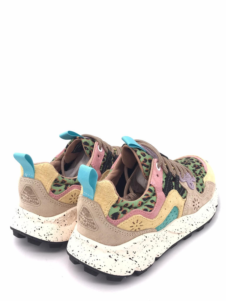Sneakers donna Yamano 3 beige-sand leo YAMANO 3 1E54BEIGE/SABBIA FLOWER MOUNTAIN 