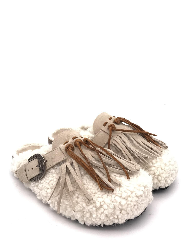 Ciabatta Sabot burreguillo crudo SABOT BORREGUILLOBEIGE TAJI 