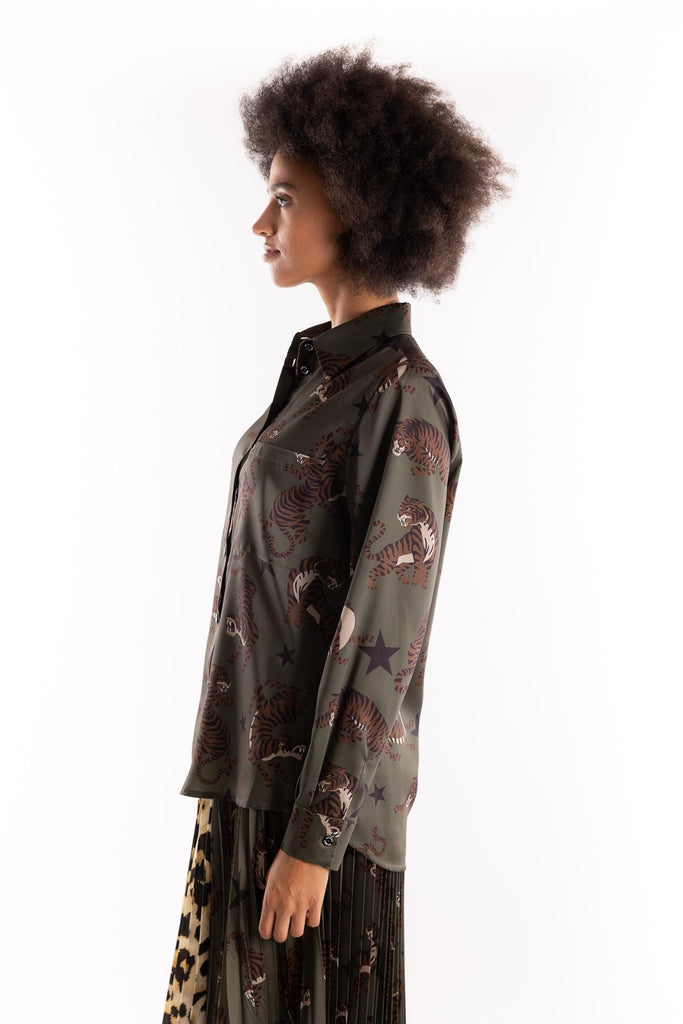 Camicia tiger print militare 15043 MILITARE 5 PROGRESS 