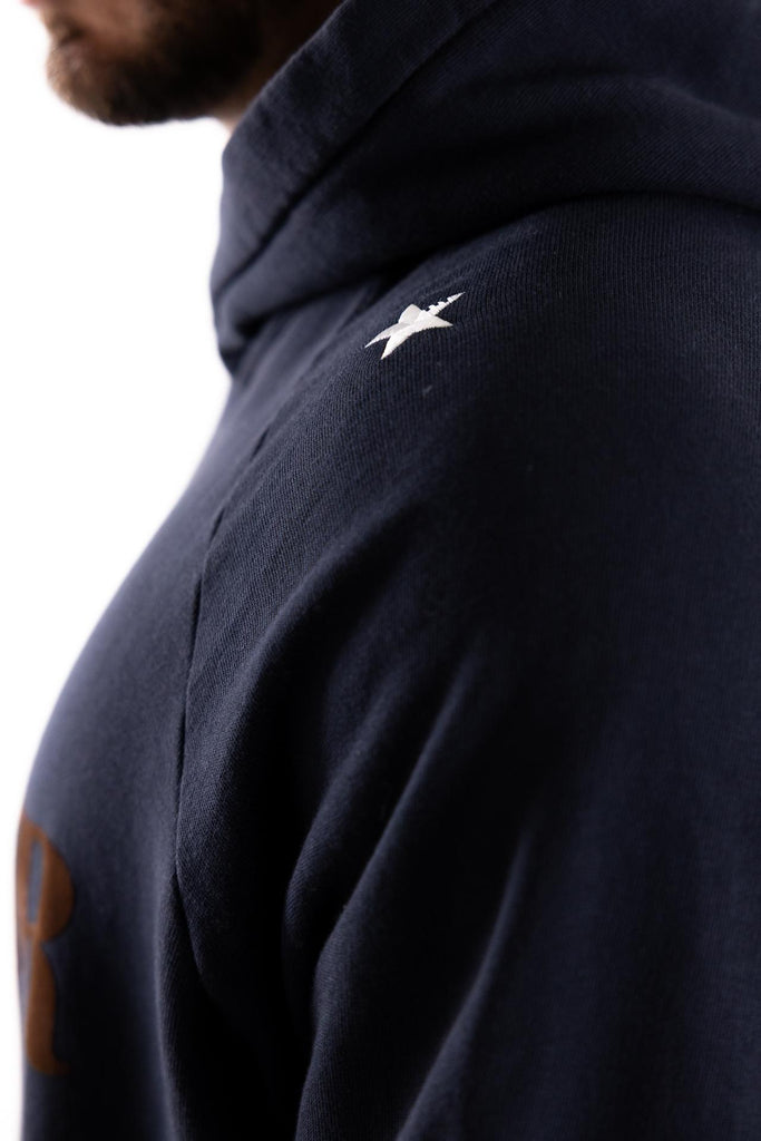 Felpa con cappuccio blu A2U803 BLU THE EDITOR 