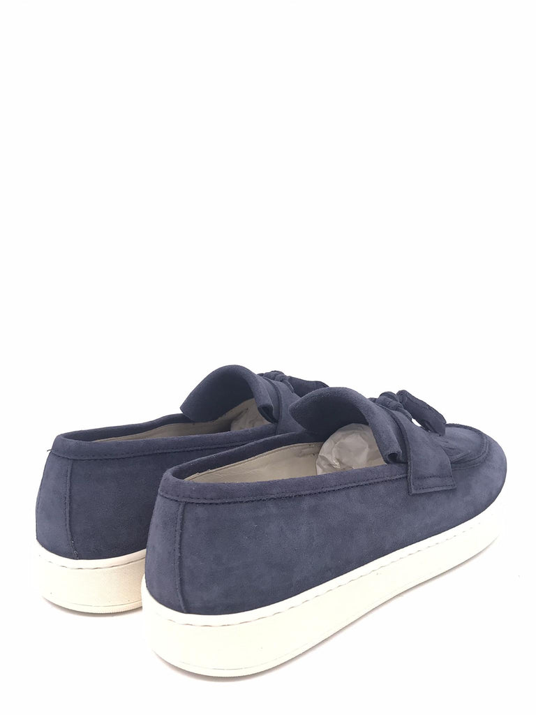 Sneakers slip on in camoscio blu 1946 BLU CORVARI 
