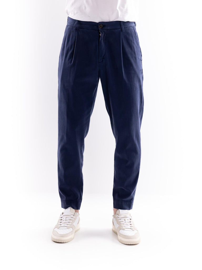 Pantalone uomo il cappello blu OF1S2S4I005 BLU OUTFIT 