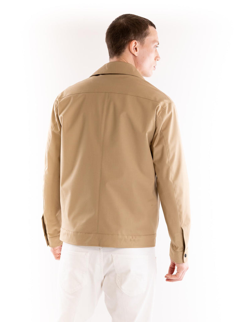 Caban uomo in tessuto cammello S2S5CT00J013 470 OUTFIT 