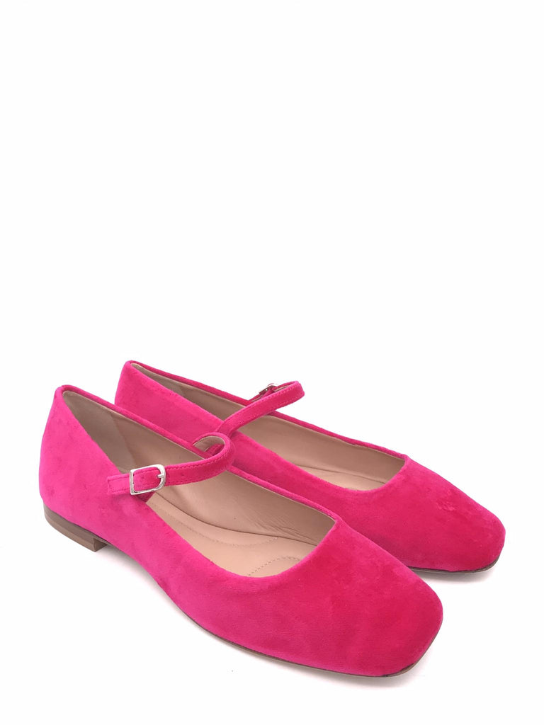 Ballerina donna cinturino velluto fuxia NA11 FUCSIA ZULIAN 