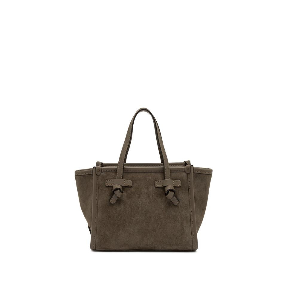 Borsa miss Marcella camoscio daino BS8065 TAUPE GIANNI CHIARINI 