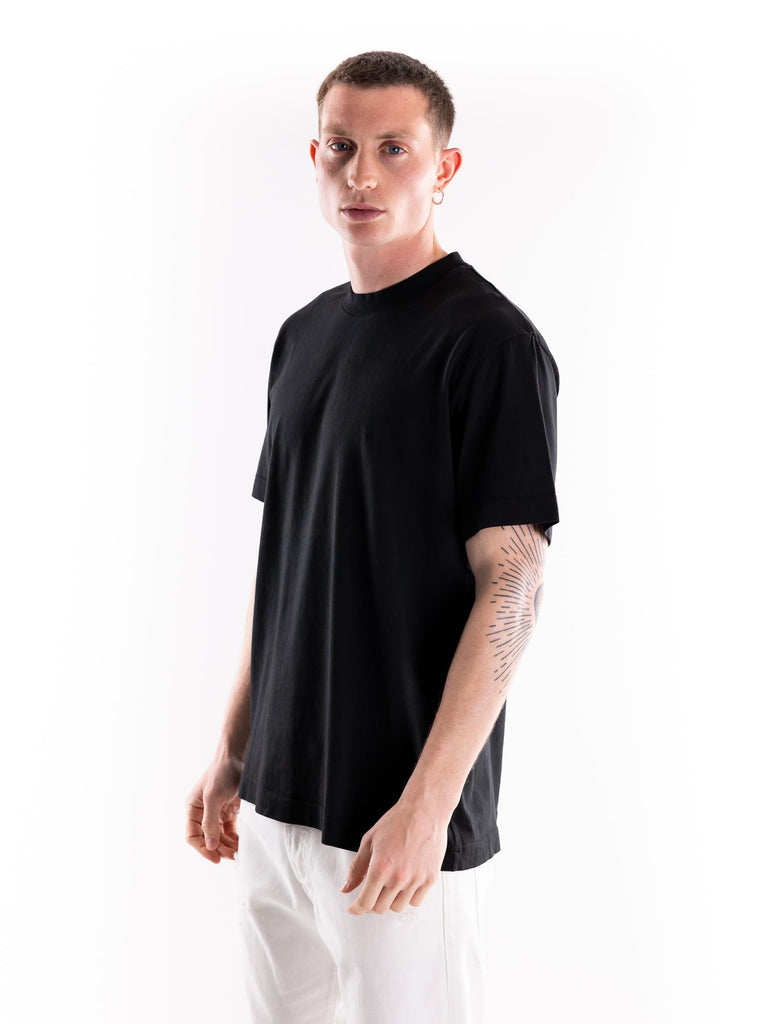 T-shirt over in cotone nero F031 NERO PAOLO PECORA 
