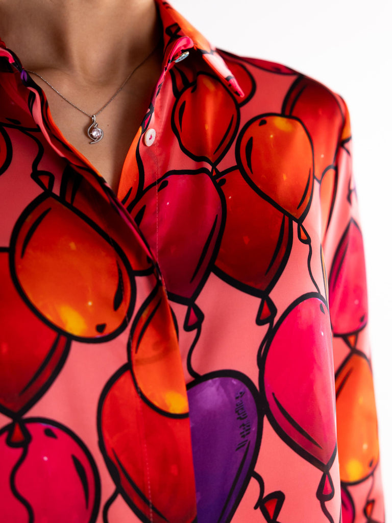 Camicia spoon baloon rossa SPOON MULTICOLOR IL THE' DELLE 5 