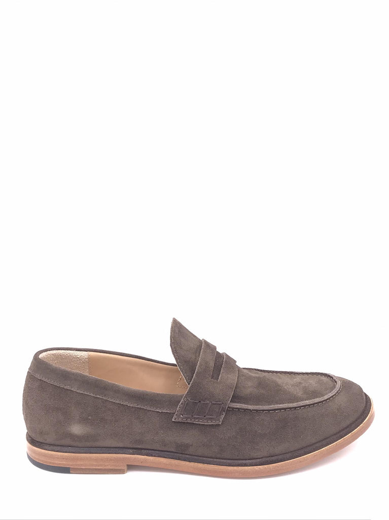 Mocassini in crosta marrone 4UROM03 MARRONE ERNESTO DOLANI 