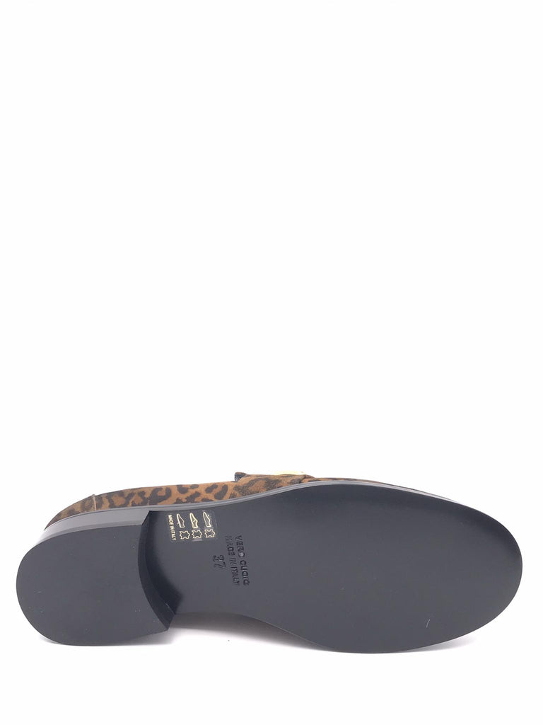 Mocassino donna camoscio animalier A5833 LEOPARDATO STRATEGIA 