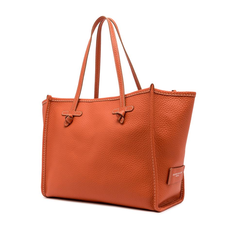 Borsa Marcella pelle bottalata corallo BS9330 CORALLO GIANNI CHIARINI 