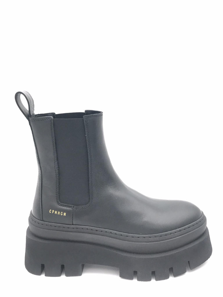 Chelsea boot in pelle nera CPH686 NERO COPENHAGEN 