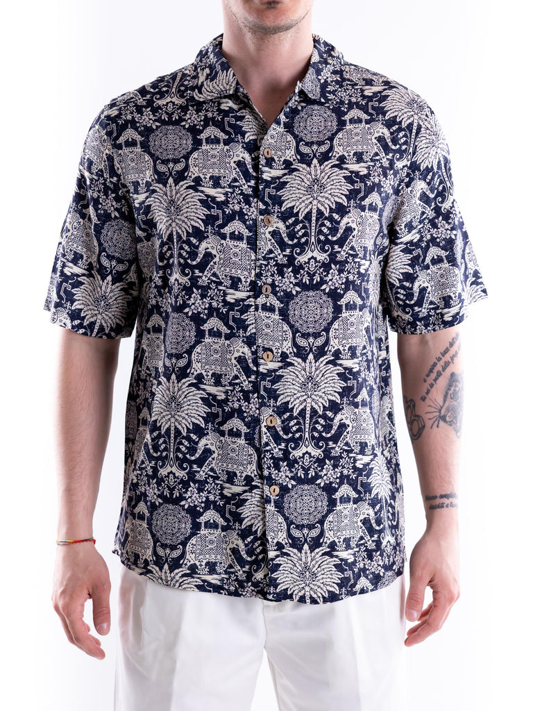 Camicia bowling fantasia Mirissa navy MBWL MIRISSA NAVYMULTICOLOR TOOCO 