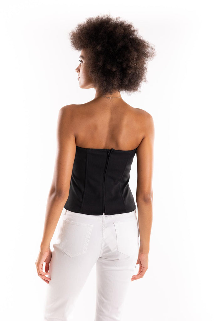 Top nero con strass 2523166062200 NERO MARELLA 