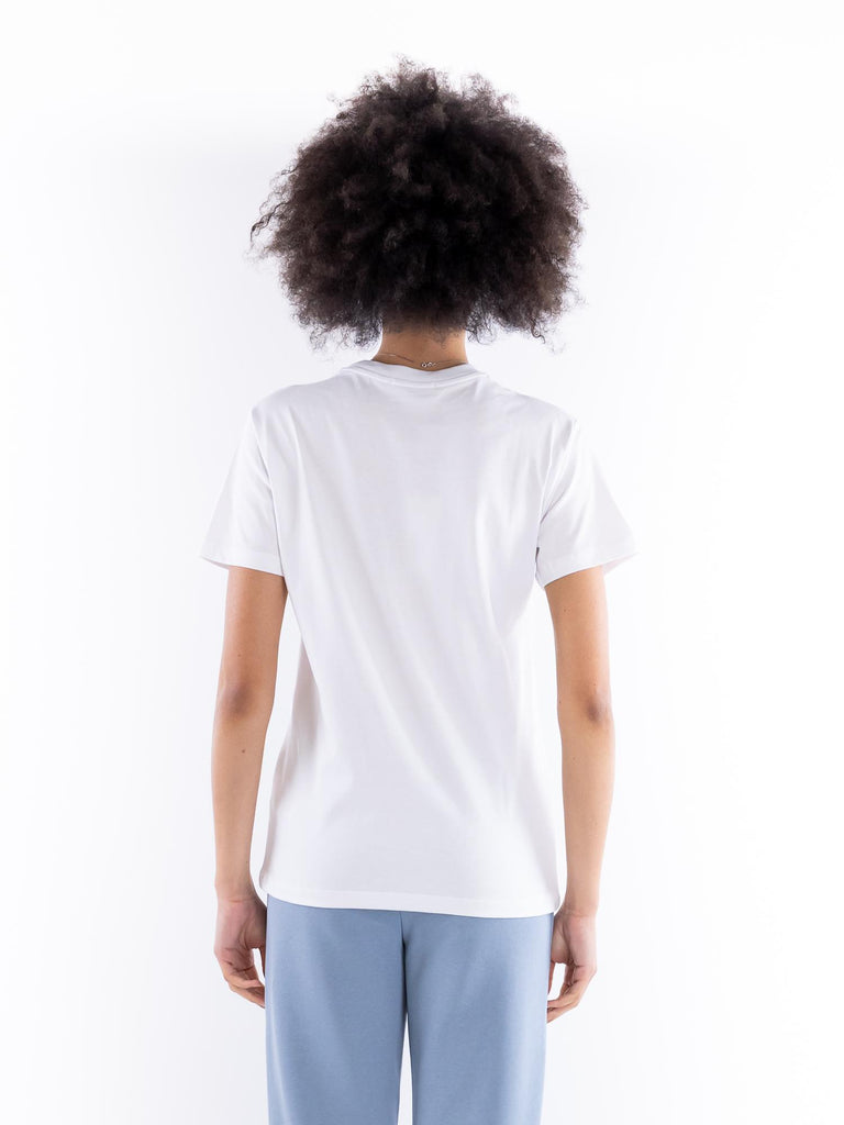 T-shirt mezza manica basica bianca HMABW01406 PTTS0037BI01 HINNOMINATE 