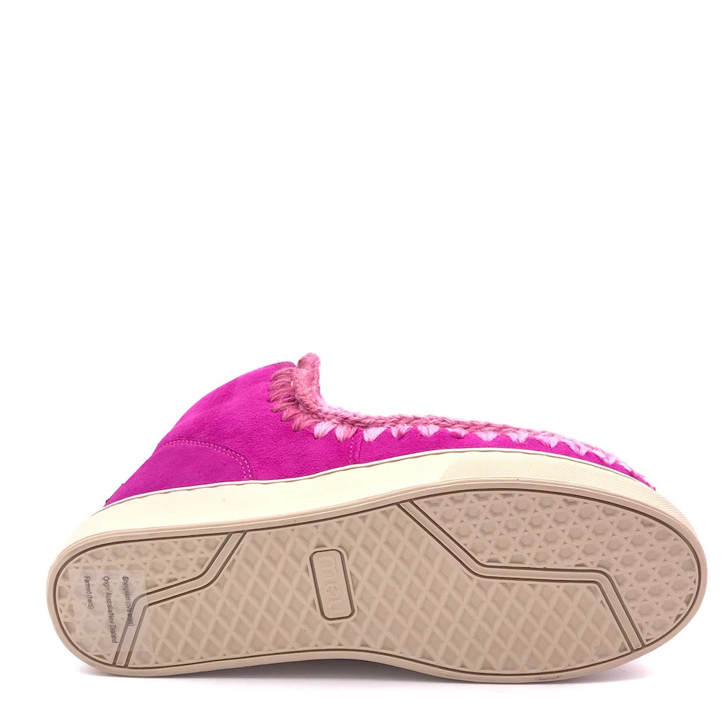 Eskimo sneaker blended stitching fuxia