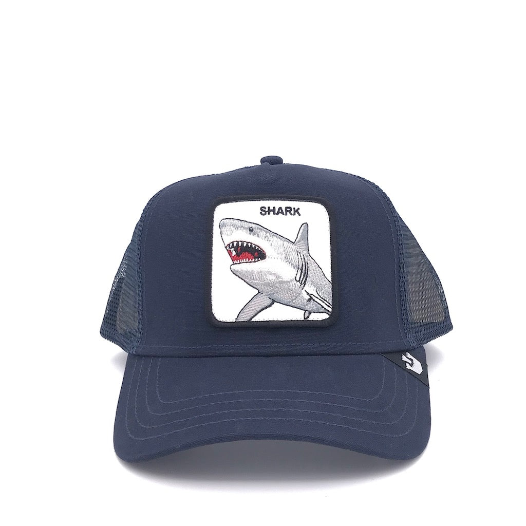 Cappellino Shark blu