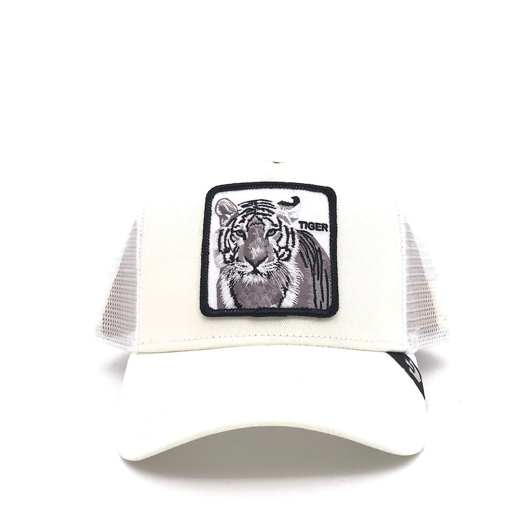 Cappellino Tiger bianco
