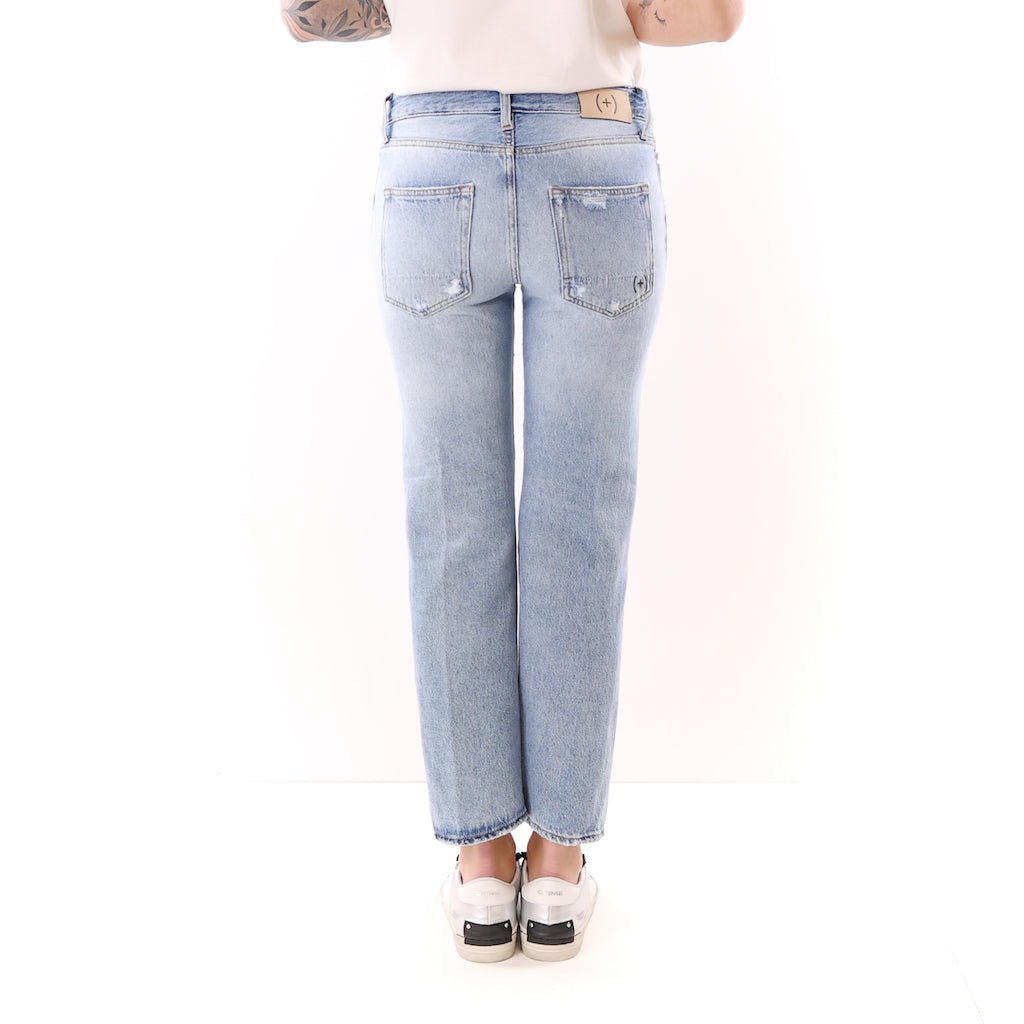 Jeans Chantal blu chiaro rotture