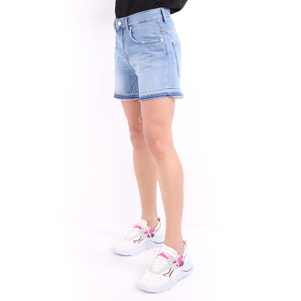 Short in jeans Boyfriend blu chiaro