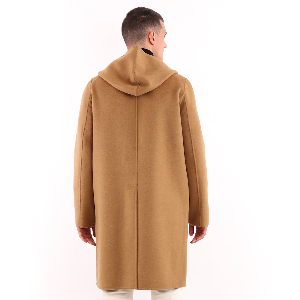 Cappotto lungo cammello