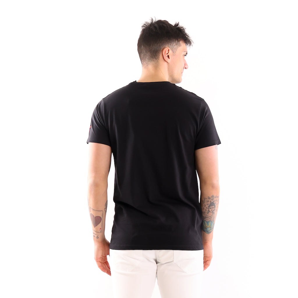 T-shirt Rivas girocollo nera