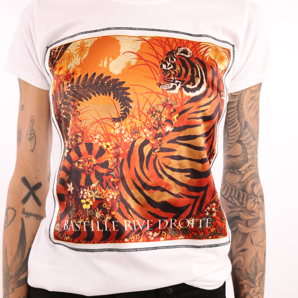 T-shirt Tiger foulard girocollo binca