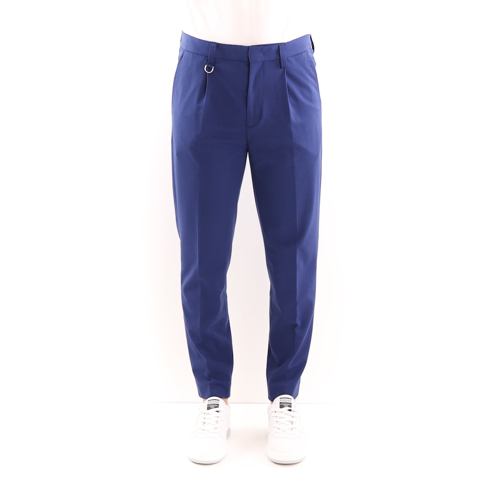Pantalone japan in jersey di cotone blu