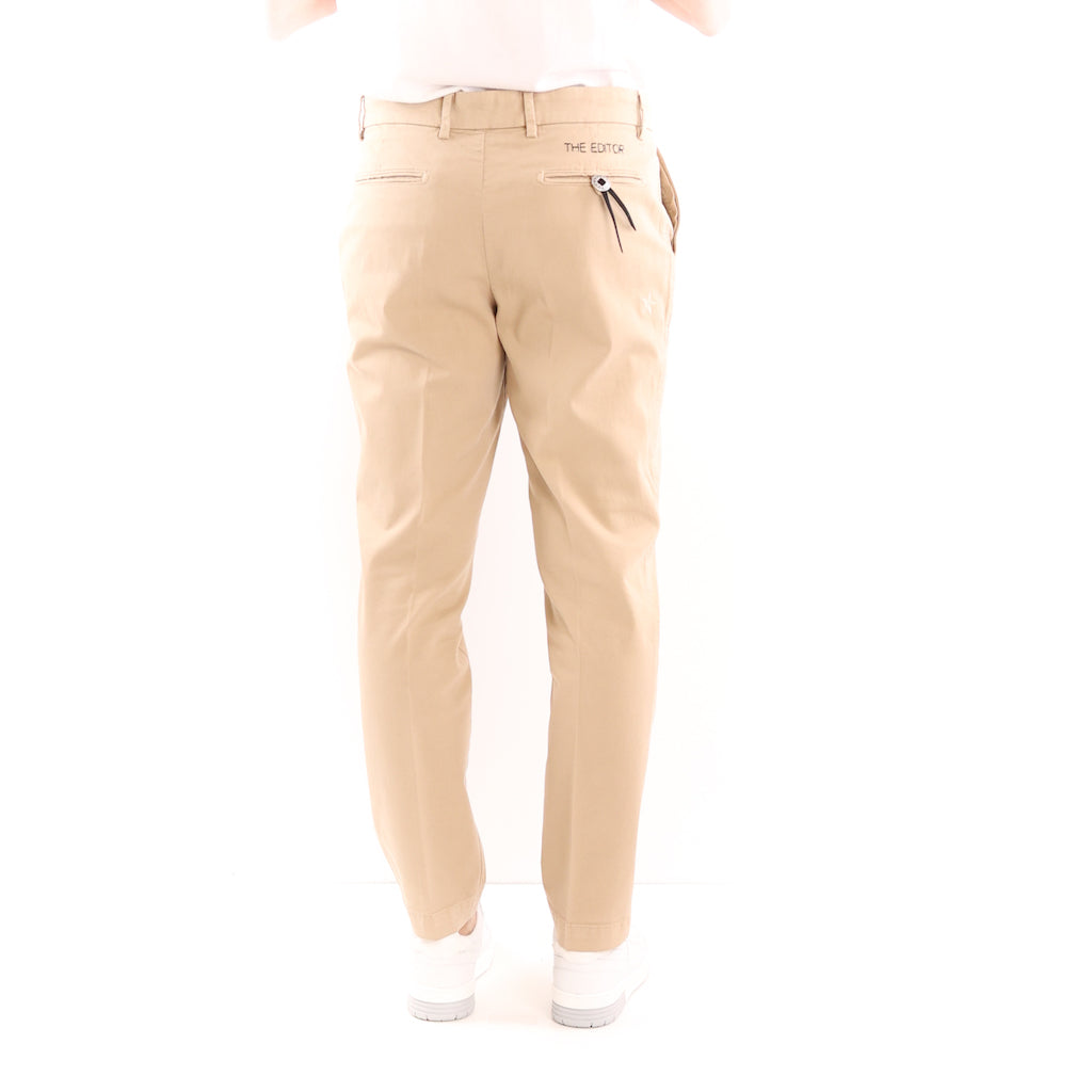 Pantalone chinos beige