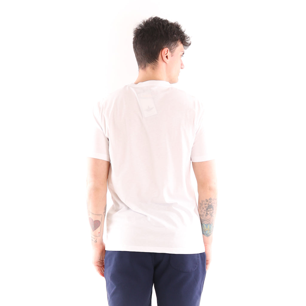 T-shirt in cotone bianco messico