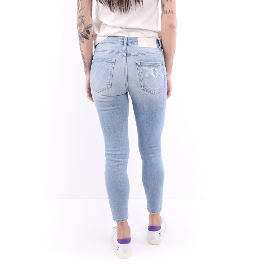 Jeans Sabrina skinny blu chiaro